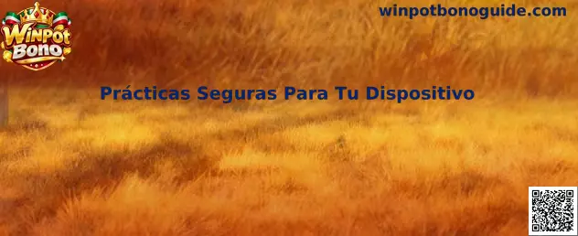 Guía de Prácticas Seguras Para Tu Dispositivo de Winpot Bono