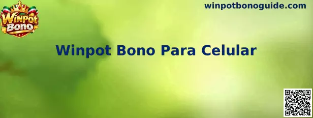 Winpot Bono Para Celular en dispositivo móvil