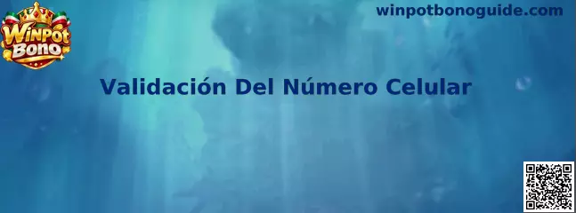 Proceso de Validación Del Número Celular en Winpot Bono