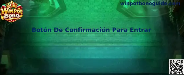 Botón De Confirmación Para Entrar en proceso de acceso